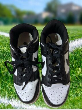 Black & White High Top Sneakers size UK 5.5